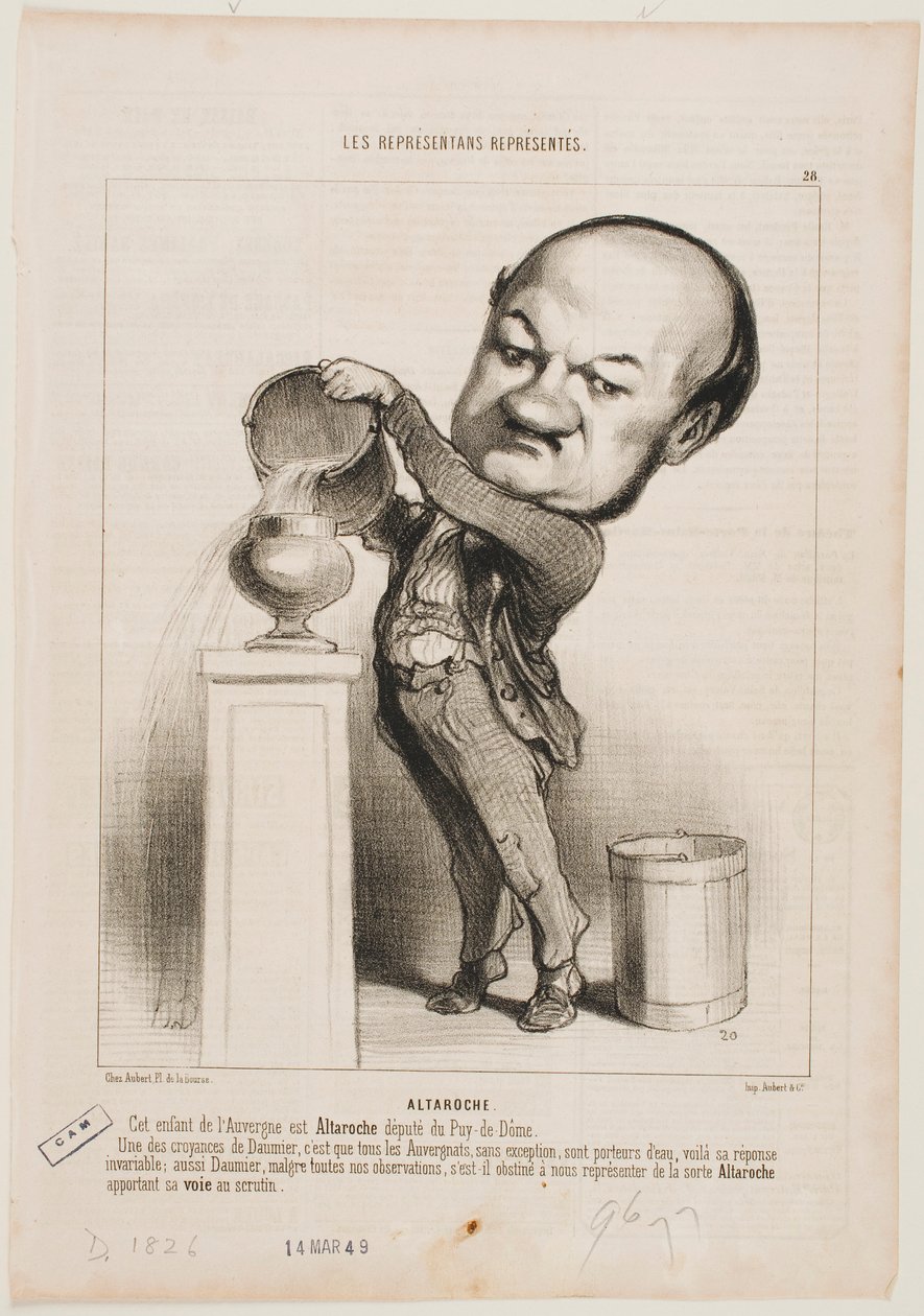 Altaroche af Honoré Daumier