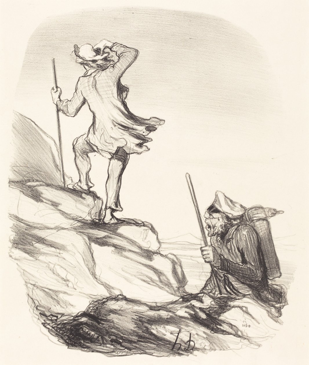 Ser du et civiliseret sted... af Honoré Daumier