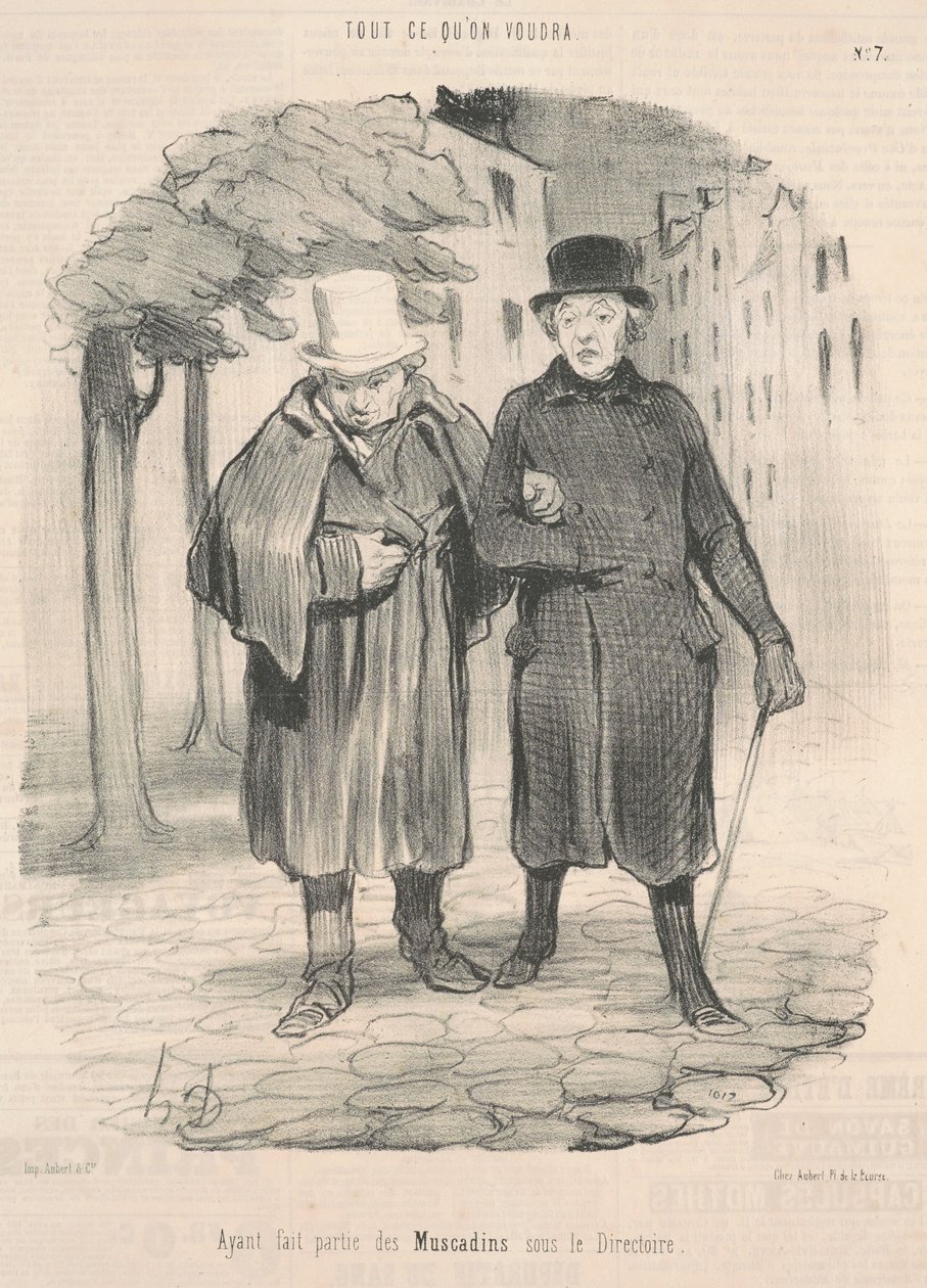 Efter at have været en del af muscadinerne under direktionen af Honoré Daumier