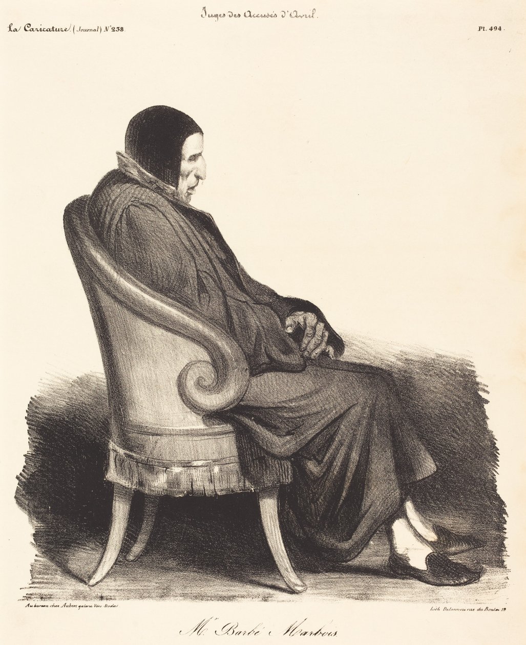 Barbé-Marbois af Honoré Daumier