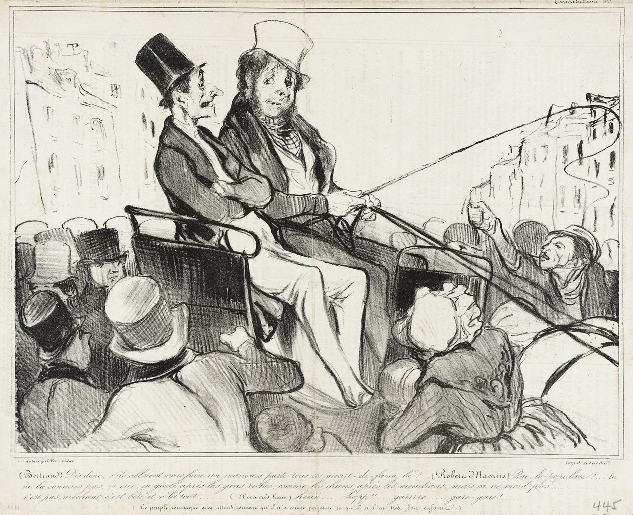 Bertrand, hør nu, hvis de nu skulle lave... af Honoré Daumier