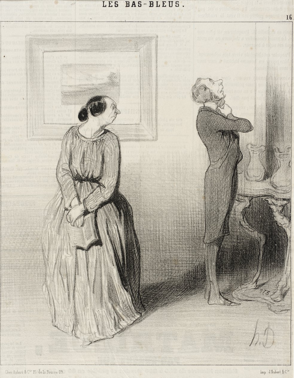 Skat ... kom og ordn min roset! ... af Honoré Daumier
