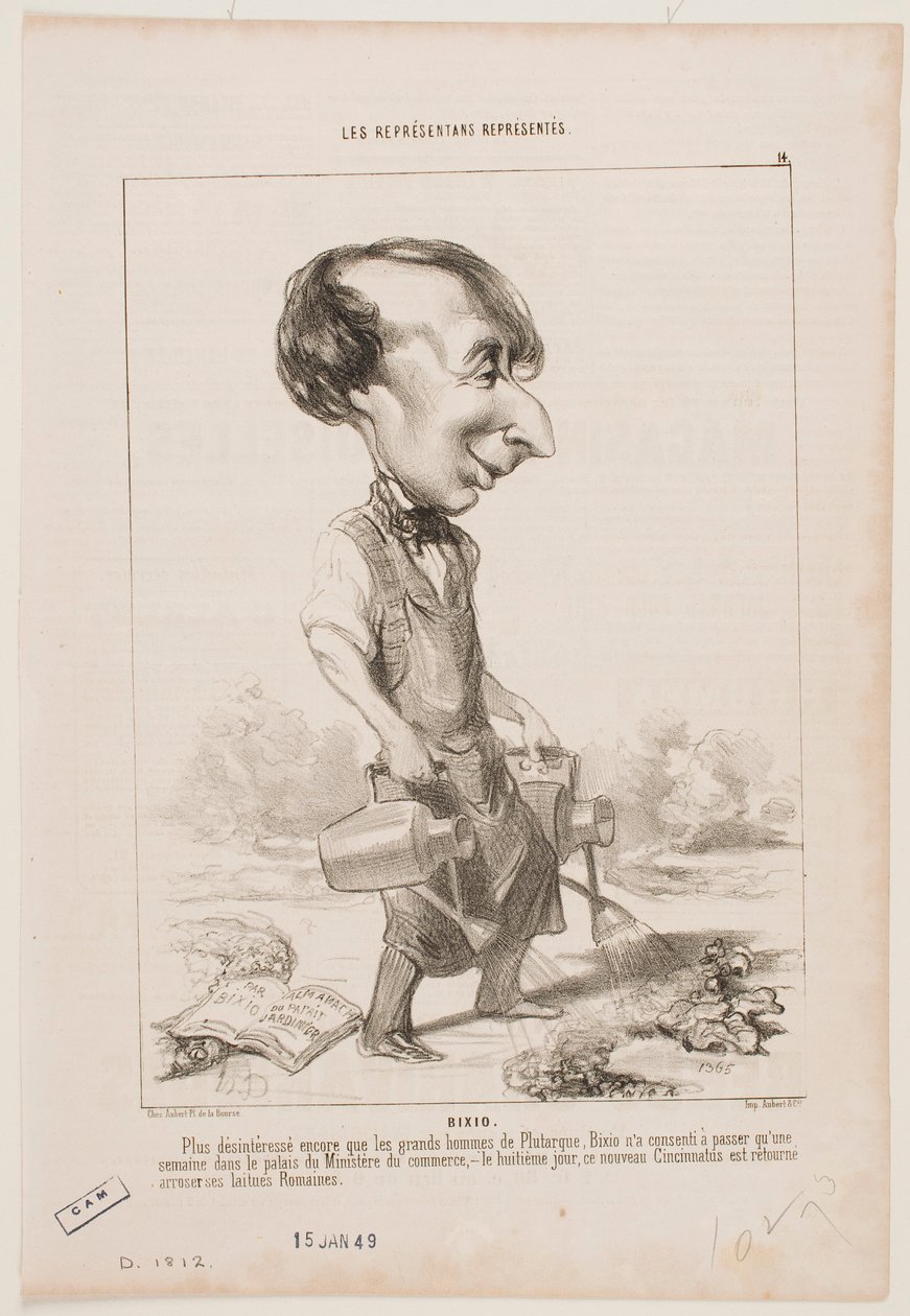 Bixio af Honoré Daumier