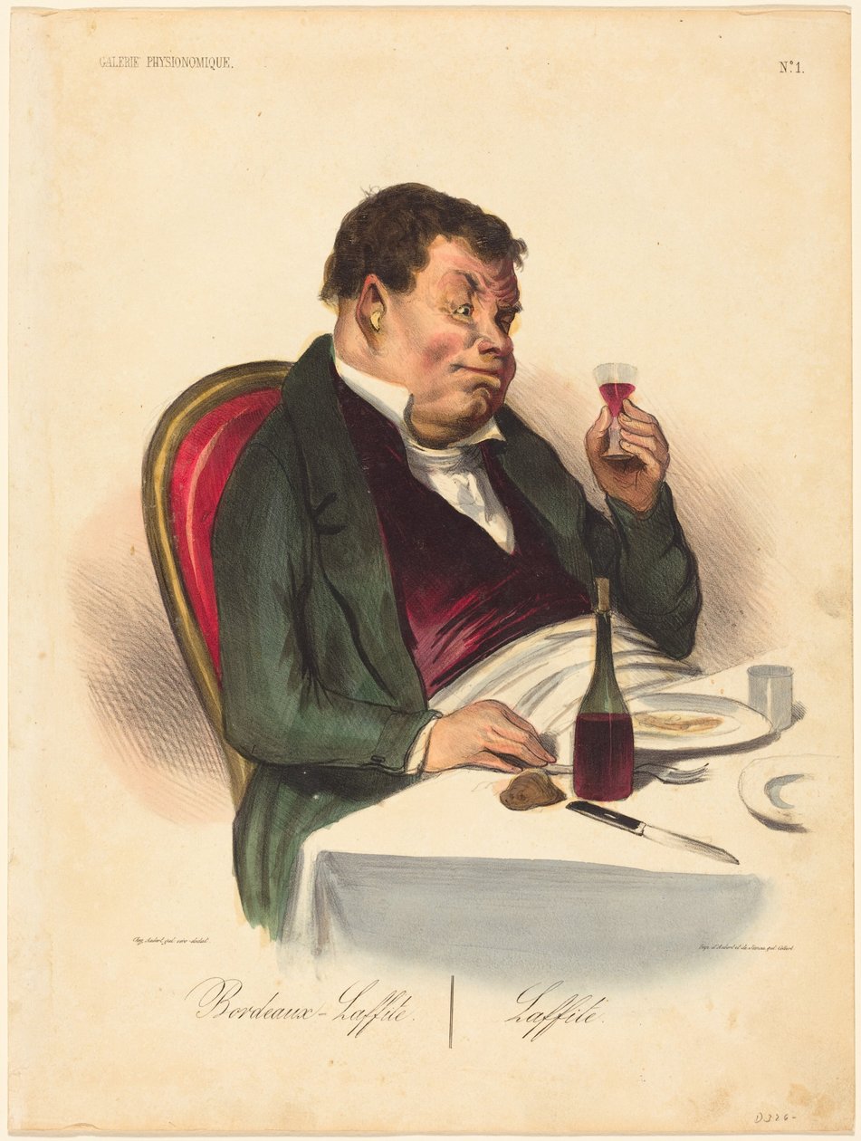 Bordeaux-Laffite af Honoré Daumier