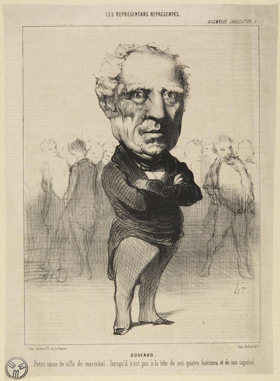 „Bugeaud“ af Honoré Daumier