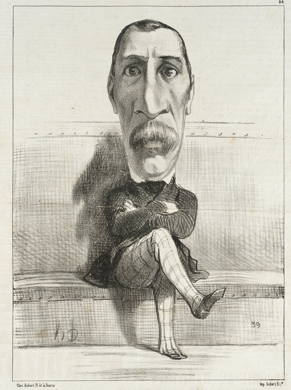 Buvignier af Honoré Daumier