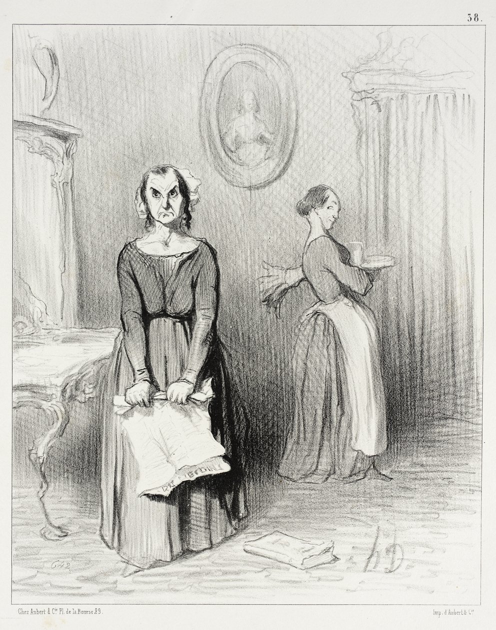 Denne avis finder mit værk ynkeligt... af Honoré Daumier