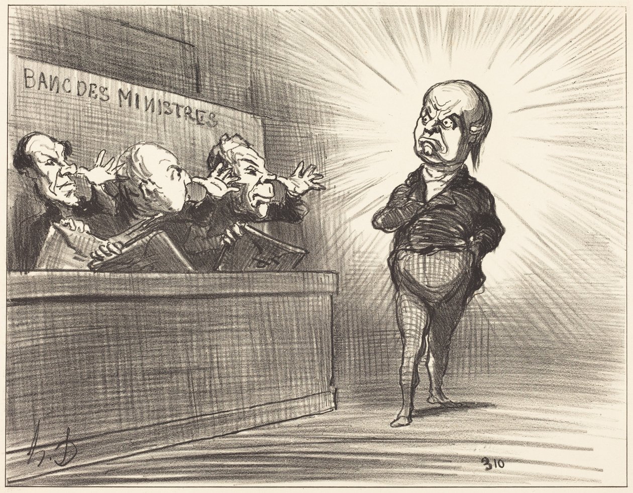 Ikke denne gang endnu ... af Honoré Daumier
