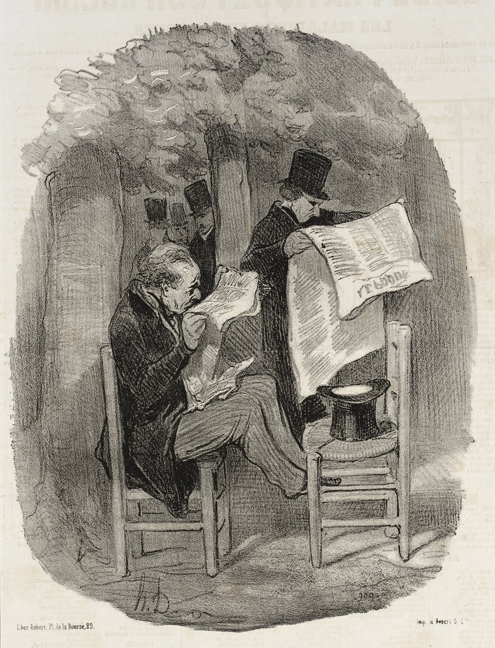 Det, som borgerskabet er blevet enige om at kalde en lille adspredelse af Honoré Daumier