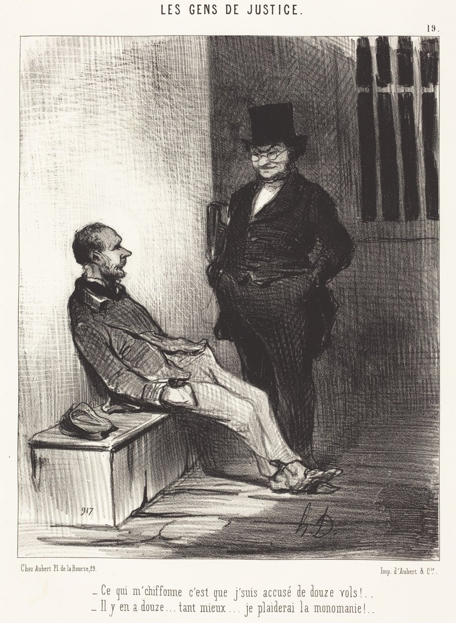 Det, der irriterer mig, er... tolv bind!... af Honoré Daumier