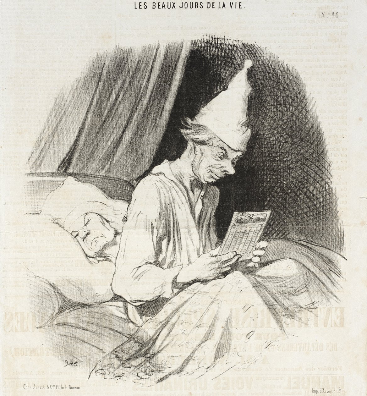 Det er ganske rigtigt i dag, den 28. juli, Sankt Anna... af Honoré Daumier