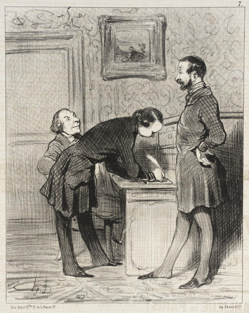 Det er kun rigtigt, fordi han er Deres ven... af Honoré Daumier