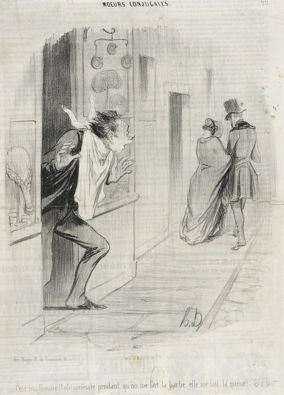 Det er min kone!!... af Honoré Daumier