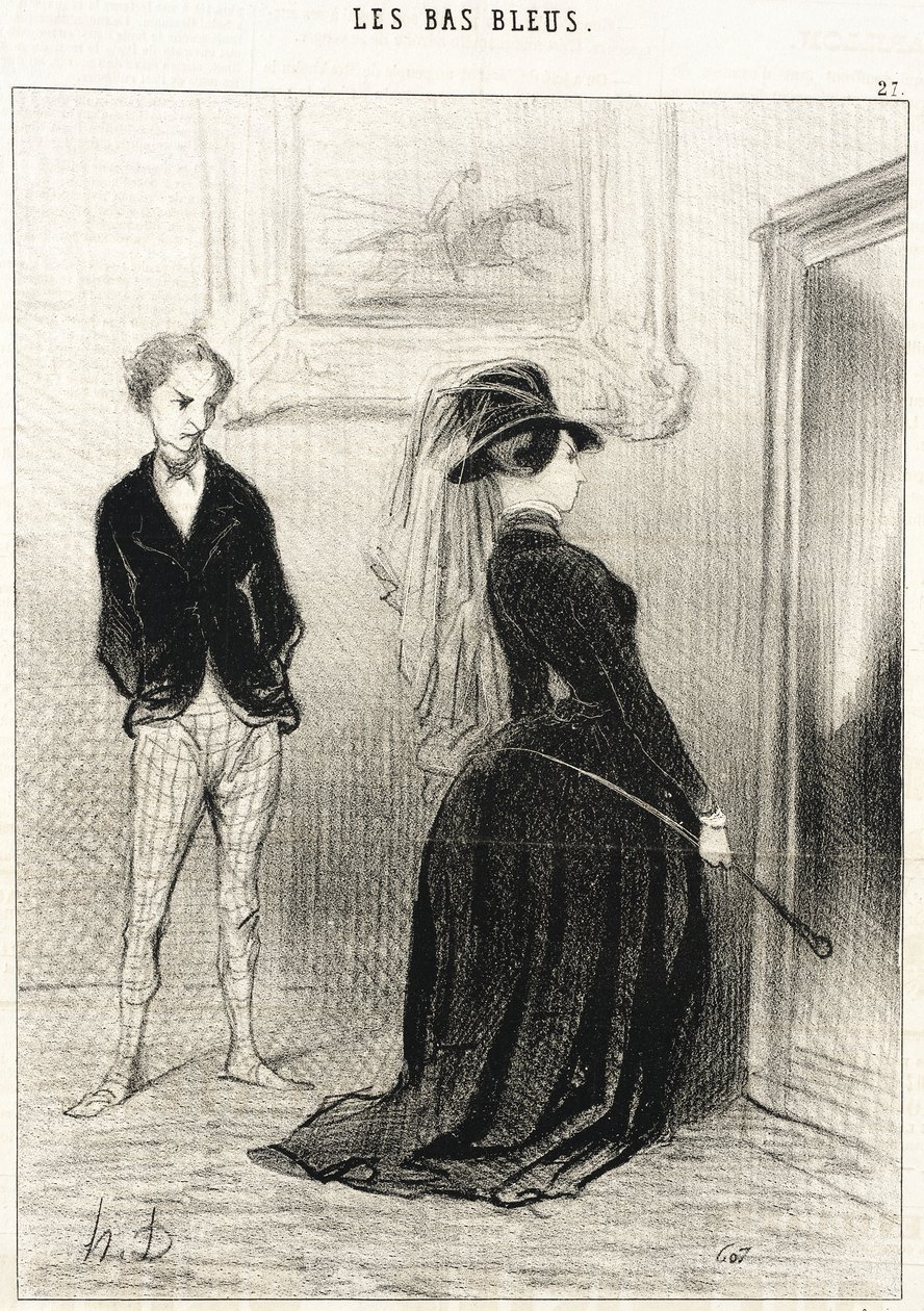 Det er mærkeligt, jeg får ikke flere idéer nu... af Honoré Daumier