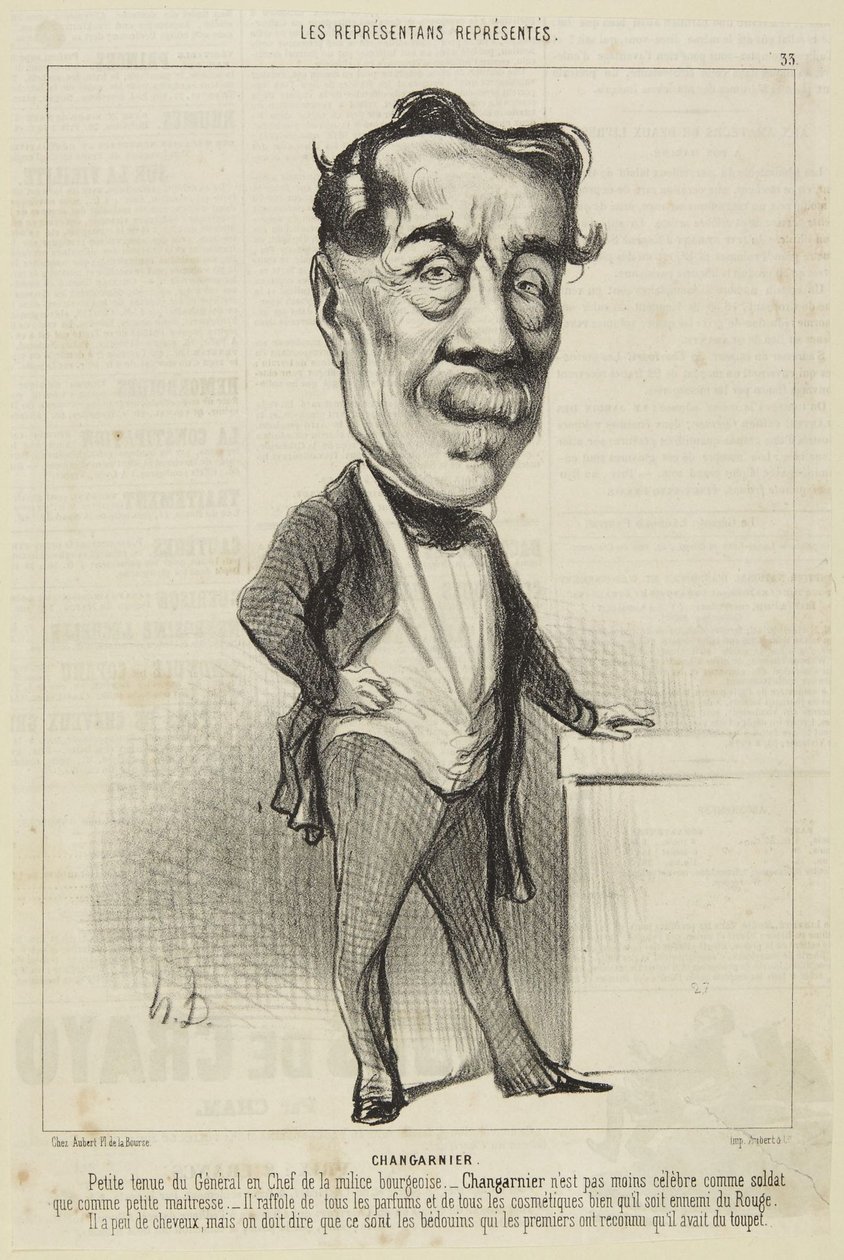 Changarnier af Honoré Daumier