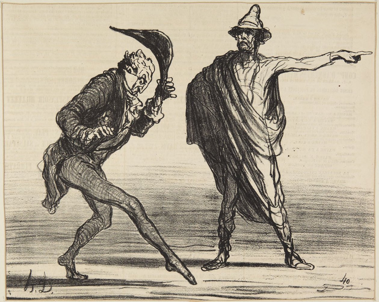 »Hvordan forholdene i øjeblikket er i Toscana...« af Honoré Daumier