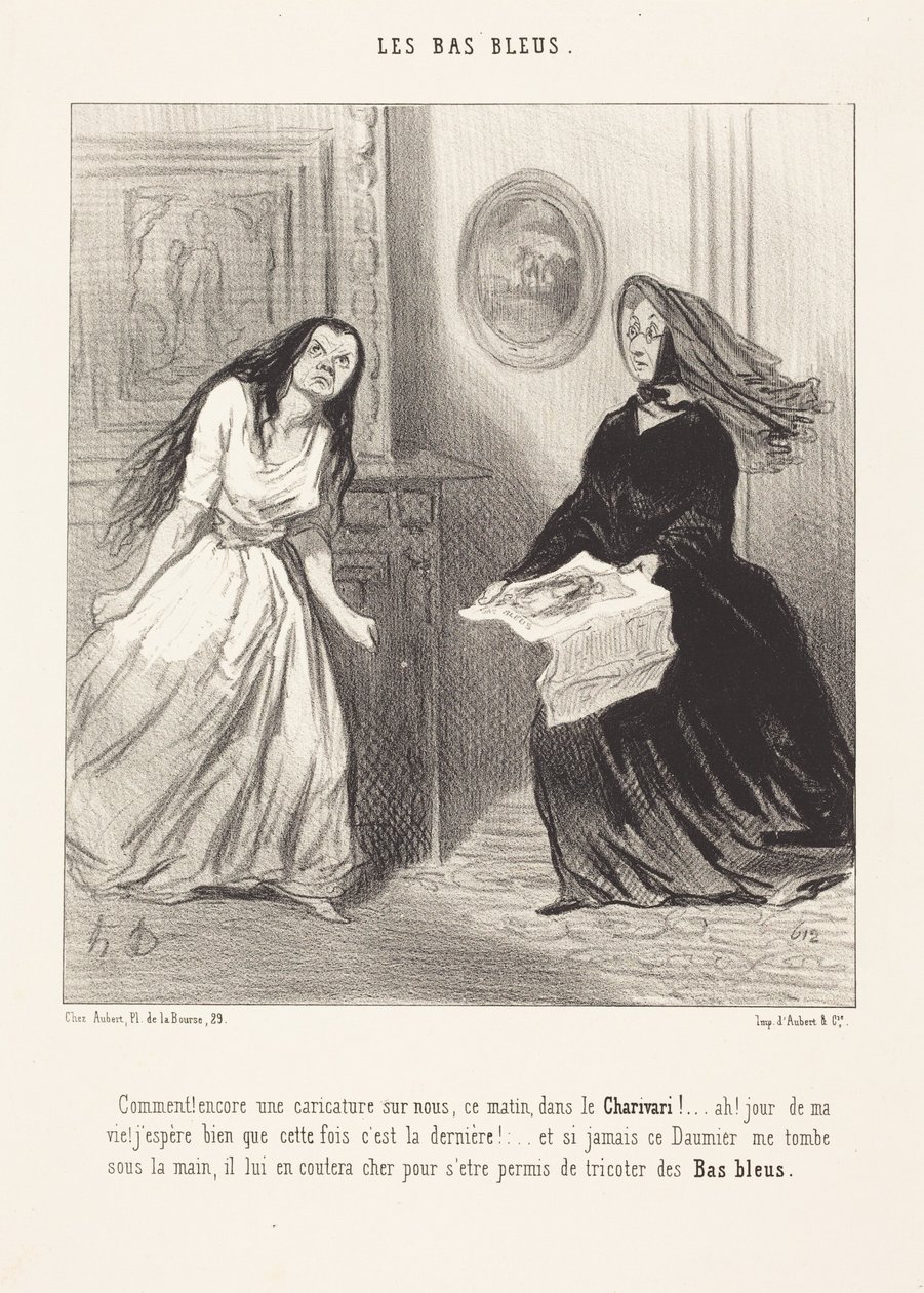 Hvad! Endnu en karikatur om os... af Honoré Daumier