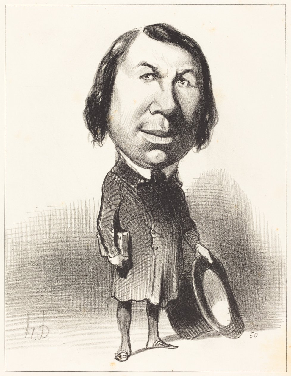 Greve de Montalembert af Honoré Daumier