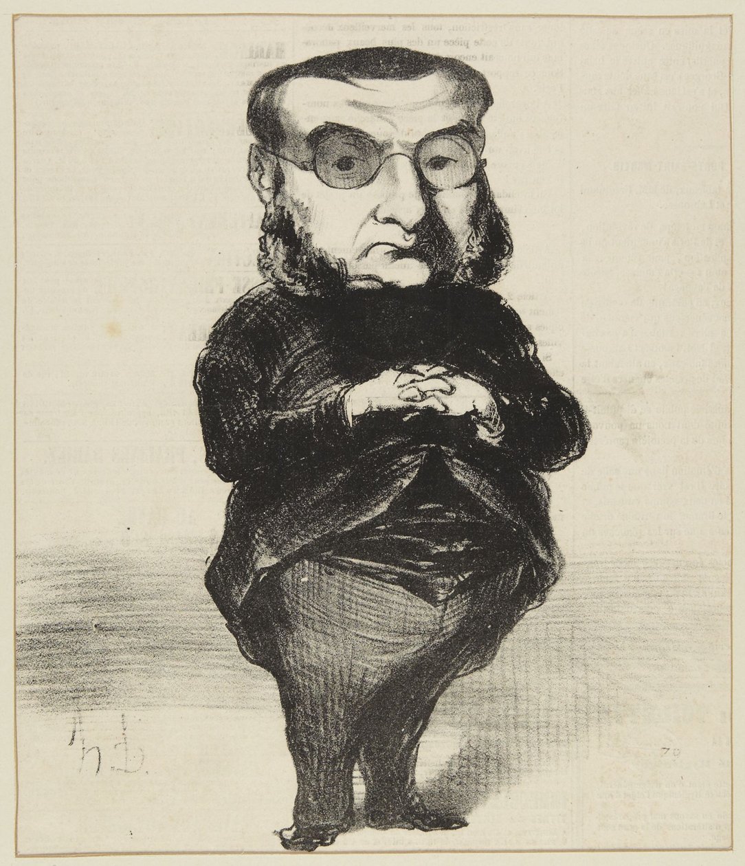 „Coquerel“ af Honoré Daumier