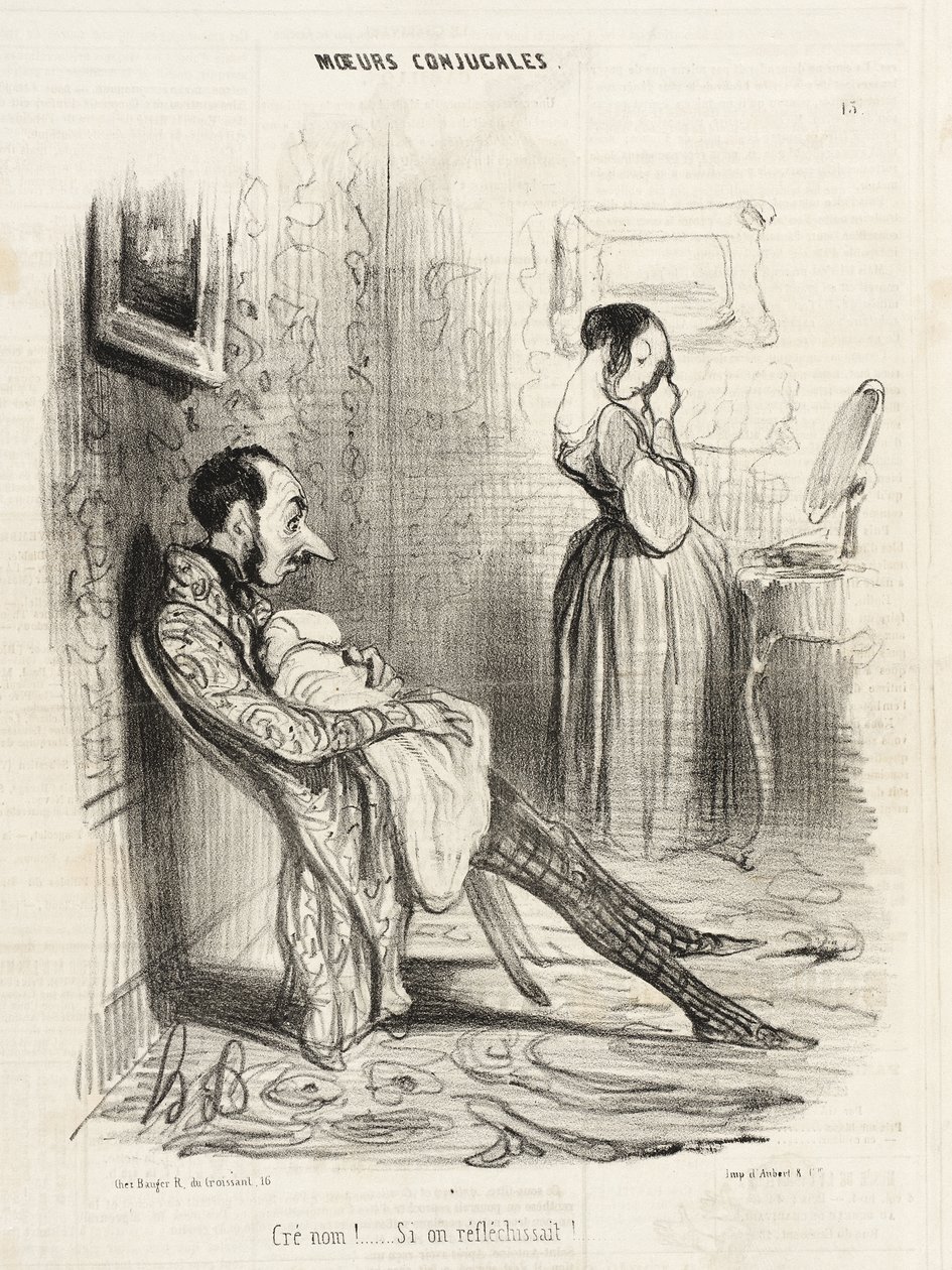 For pokker!... Hvad hvis vi tænkte os om!... af Honoré Daumier