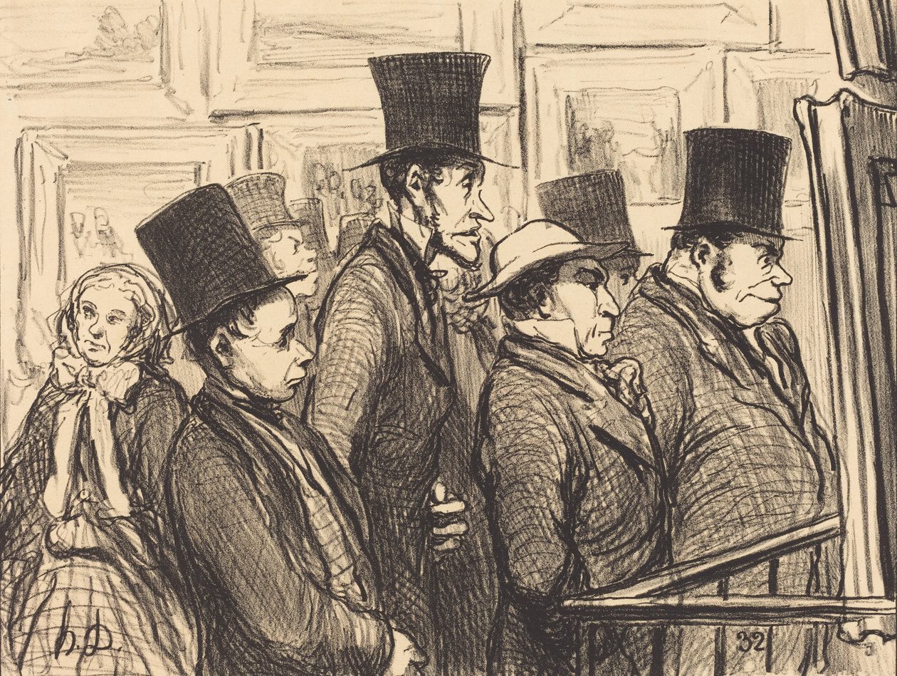 Herregud... der er en velbygget okse!... af Honoré Daumier