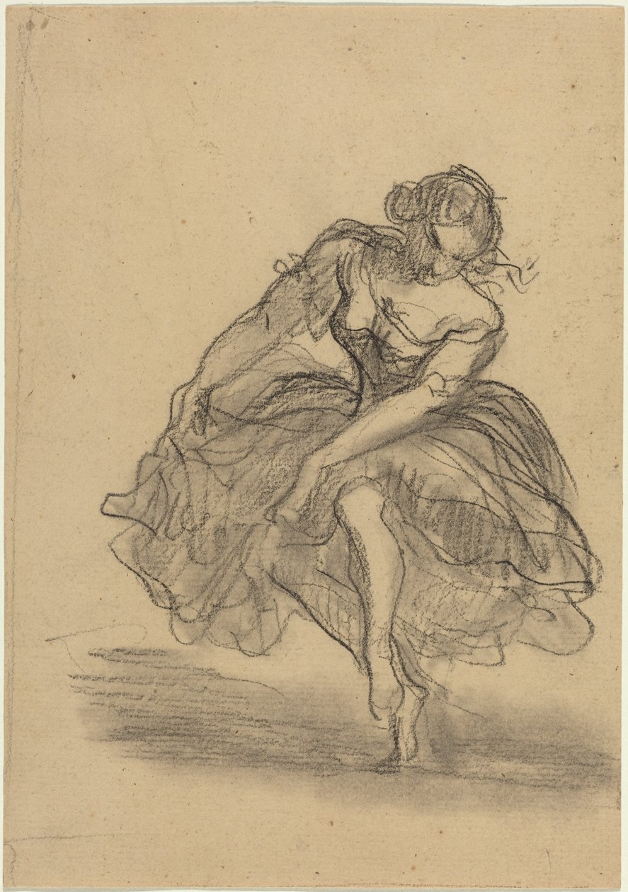 Danserinde af Honoré Daumier
