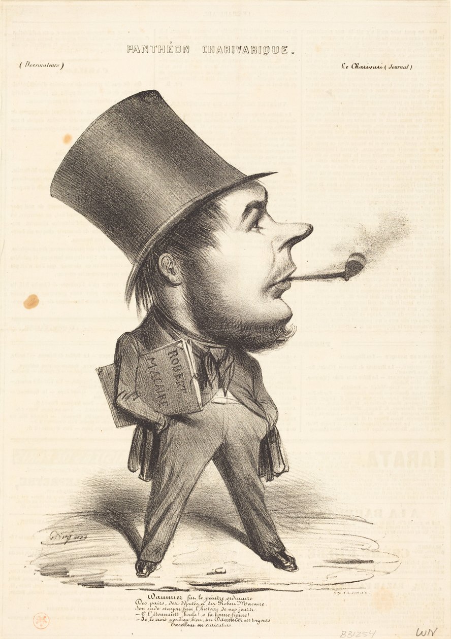 Daumier var den almindelige maler... af Honoré Daumier