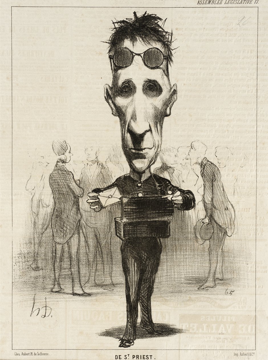 De St. Priest af Honoré Daumier