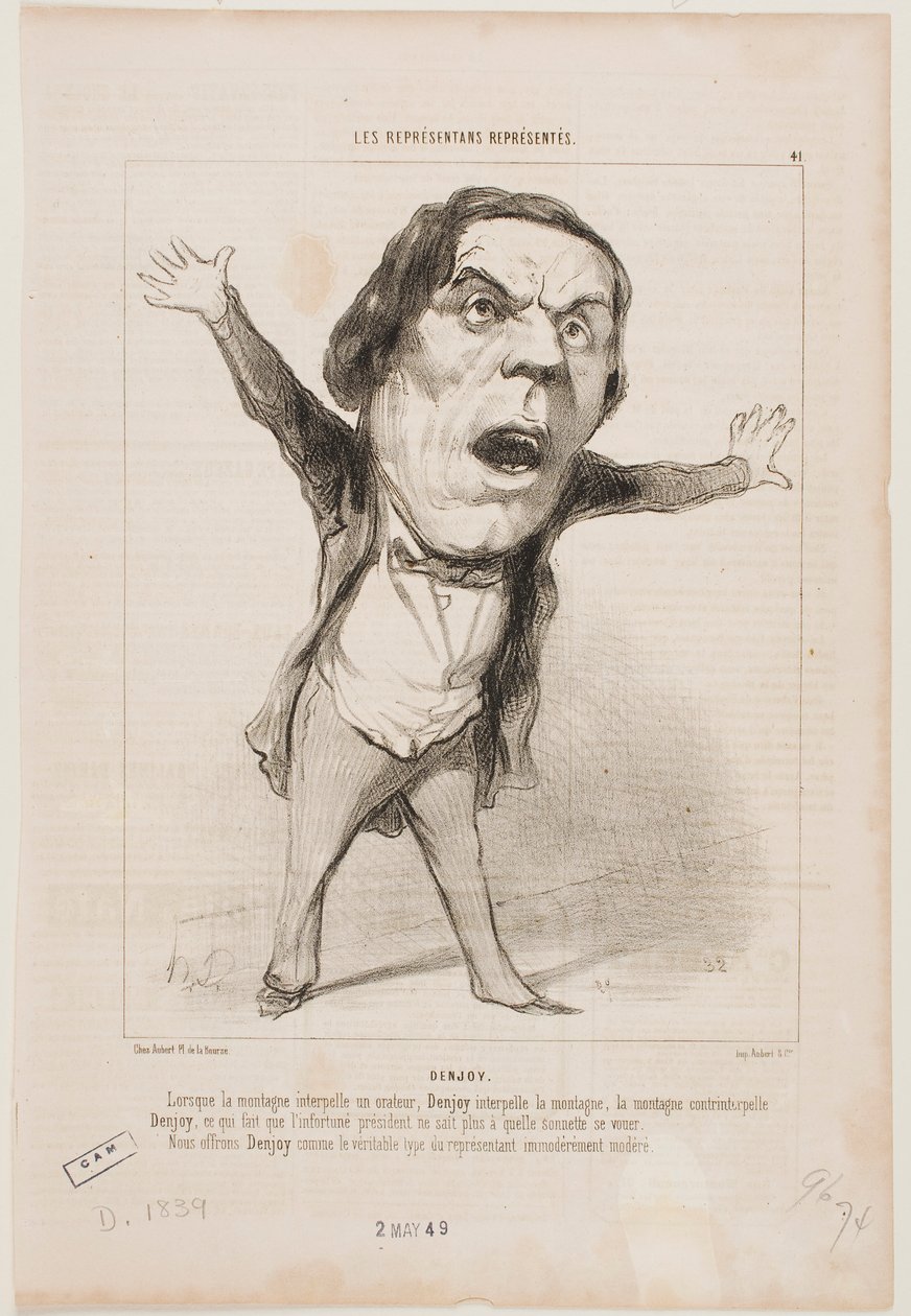 Denjoy af Honoré Daumier