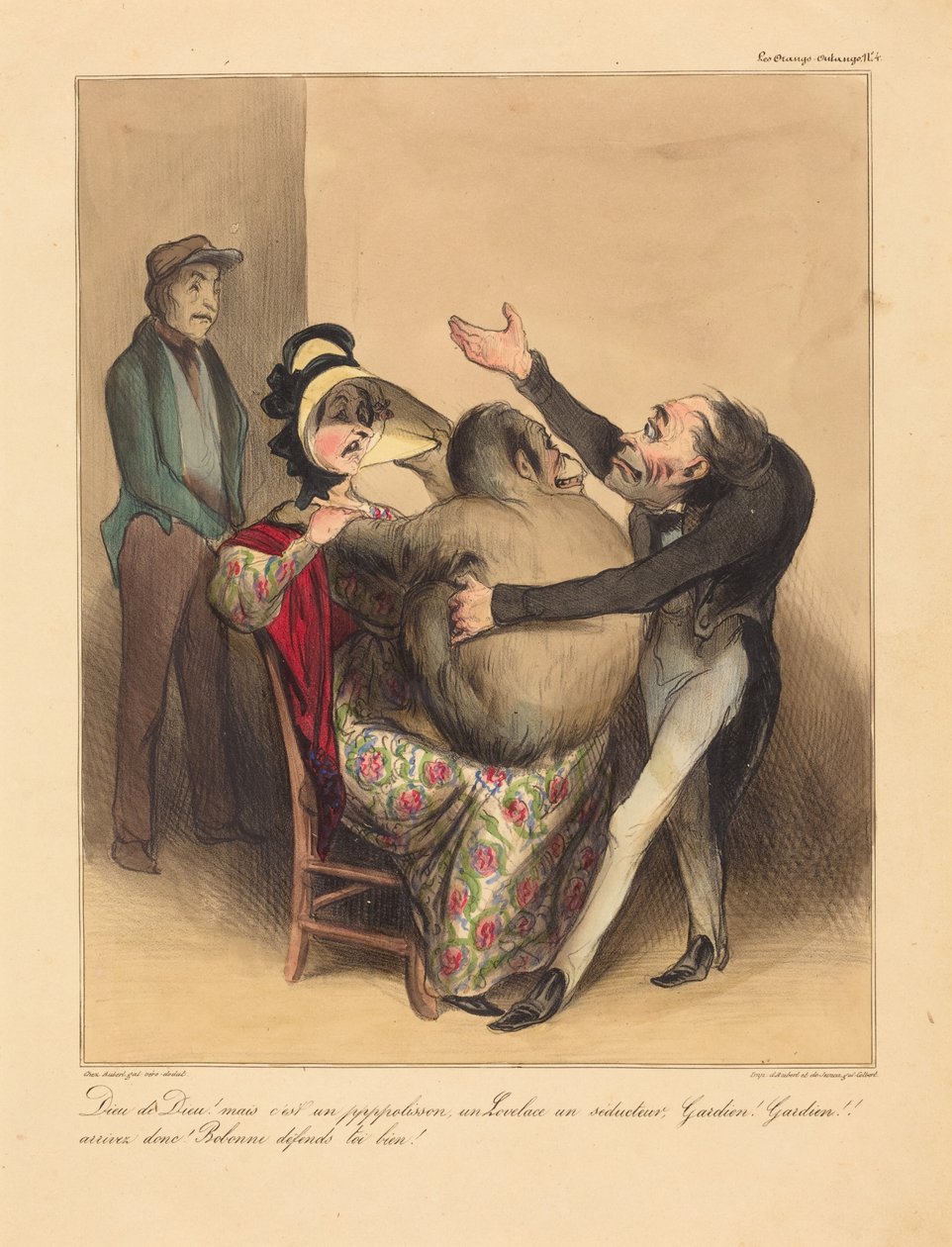 Dieu de Dieu! aber das ist ein Schlingel... af Honoré Daumier