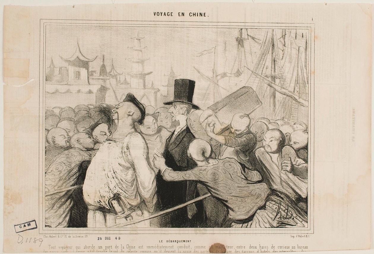 Ilandstigning af Honoré Daumier