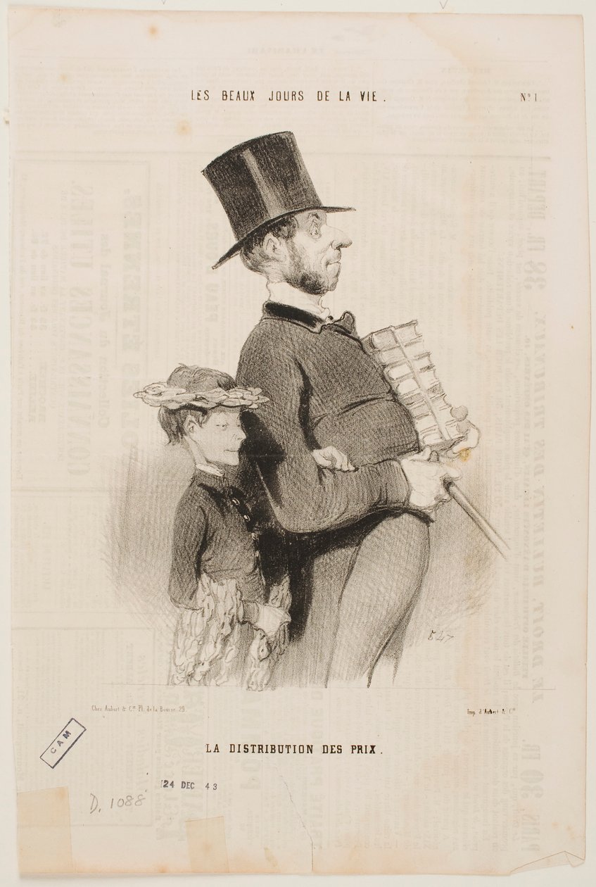 Uddeling af priserne af Honoré Daumier