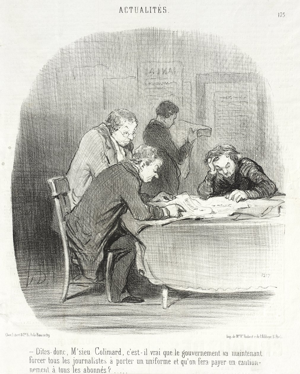 Hør nu her, hr. Colimard... af Honoré Daumier