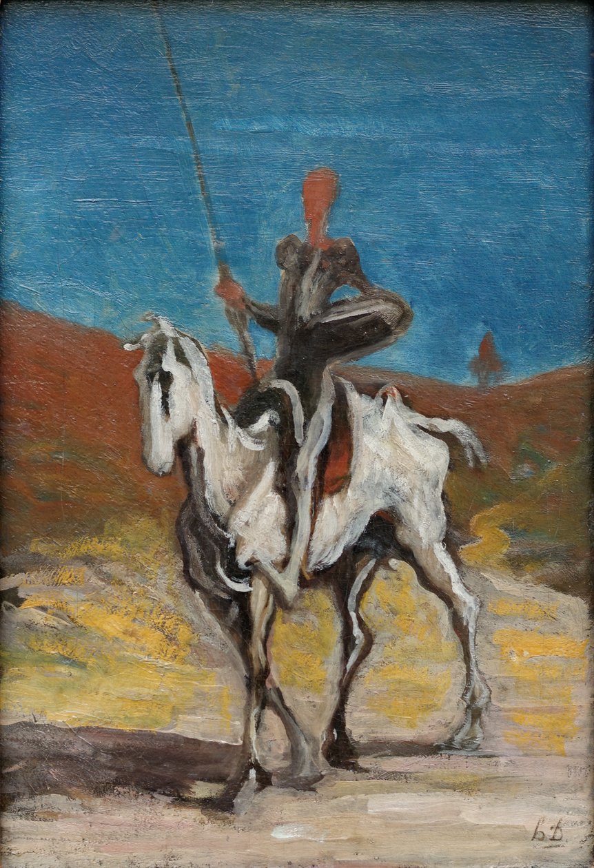 Don Quijote og Sancho Panza af Honoré Daumier