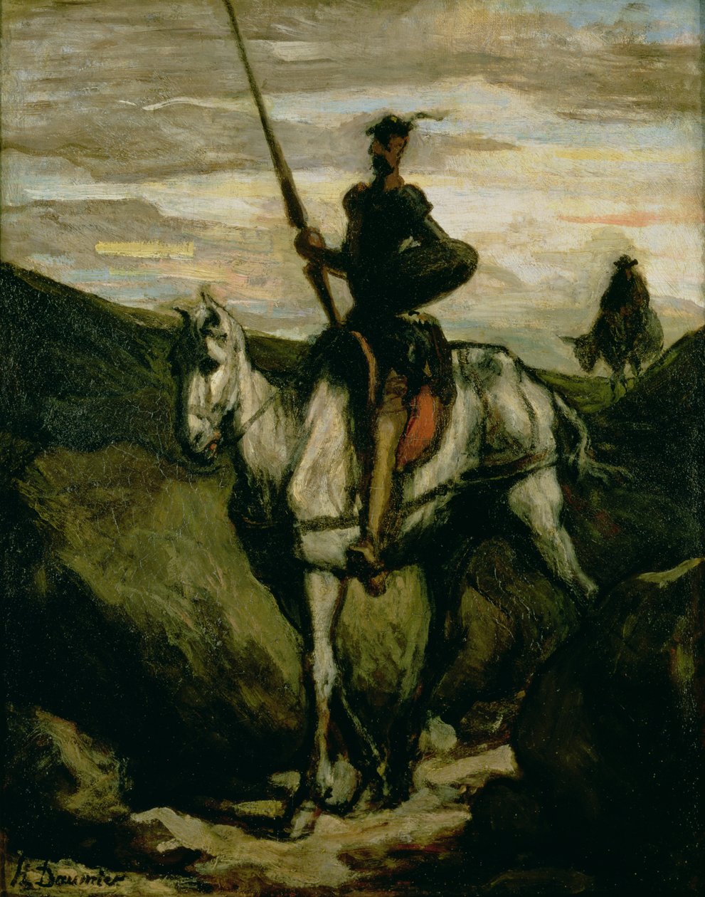 Don Quixote af Honoré Daumier