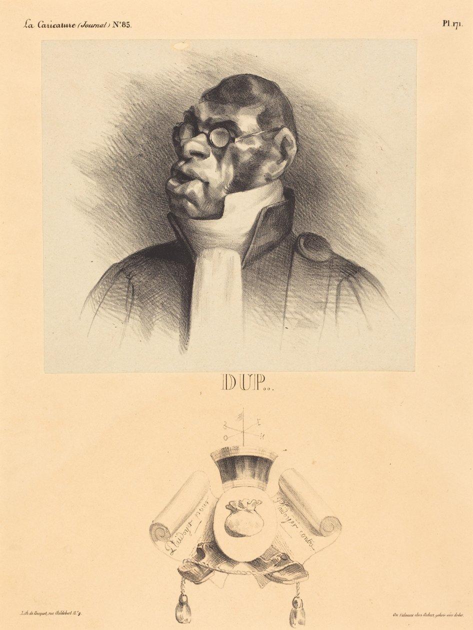 Dupin den Ældre af Honoré Daumier
