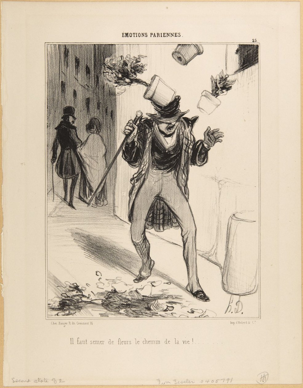 „Parisiske følelser“ (sic) af Honoré Daumier
