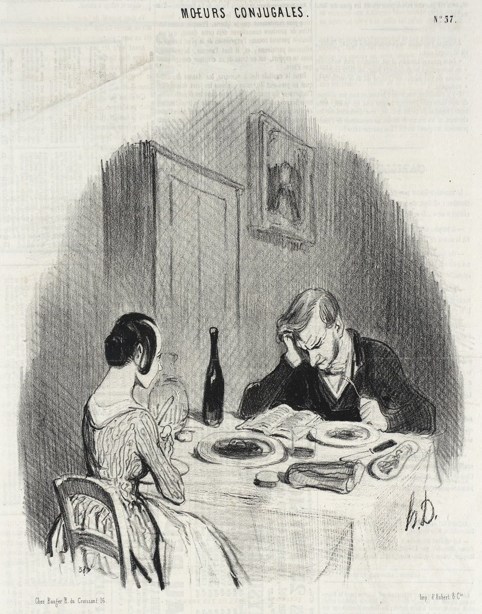 Sikke en behagelig slags! ... af Honoré Daumier