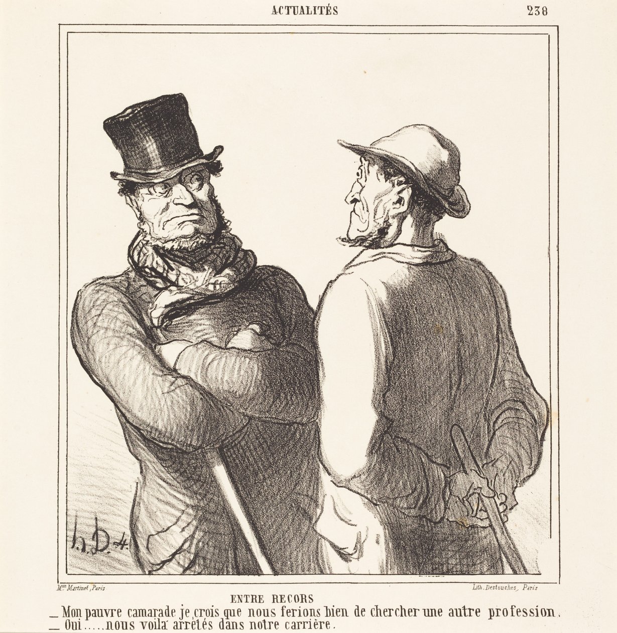 Mellem minder af Honoré Daumier