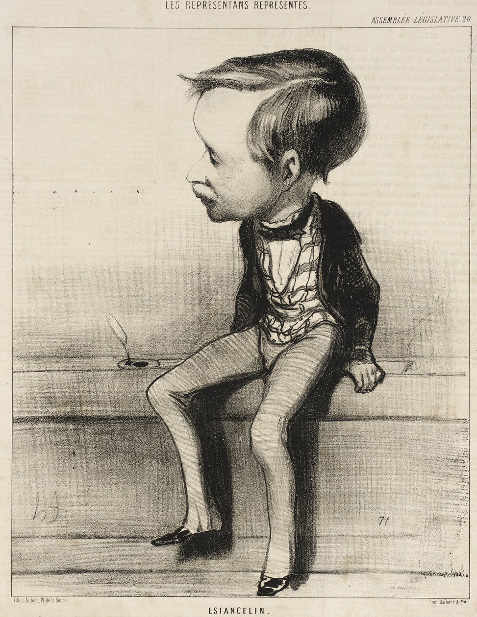 Estancelin af Honoré Daumier