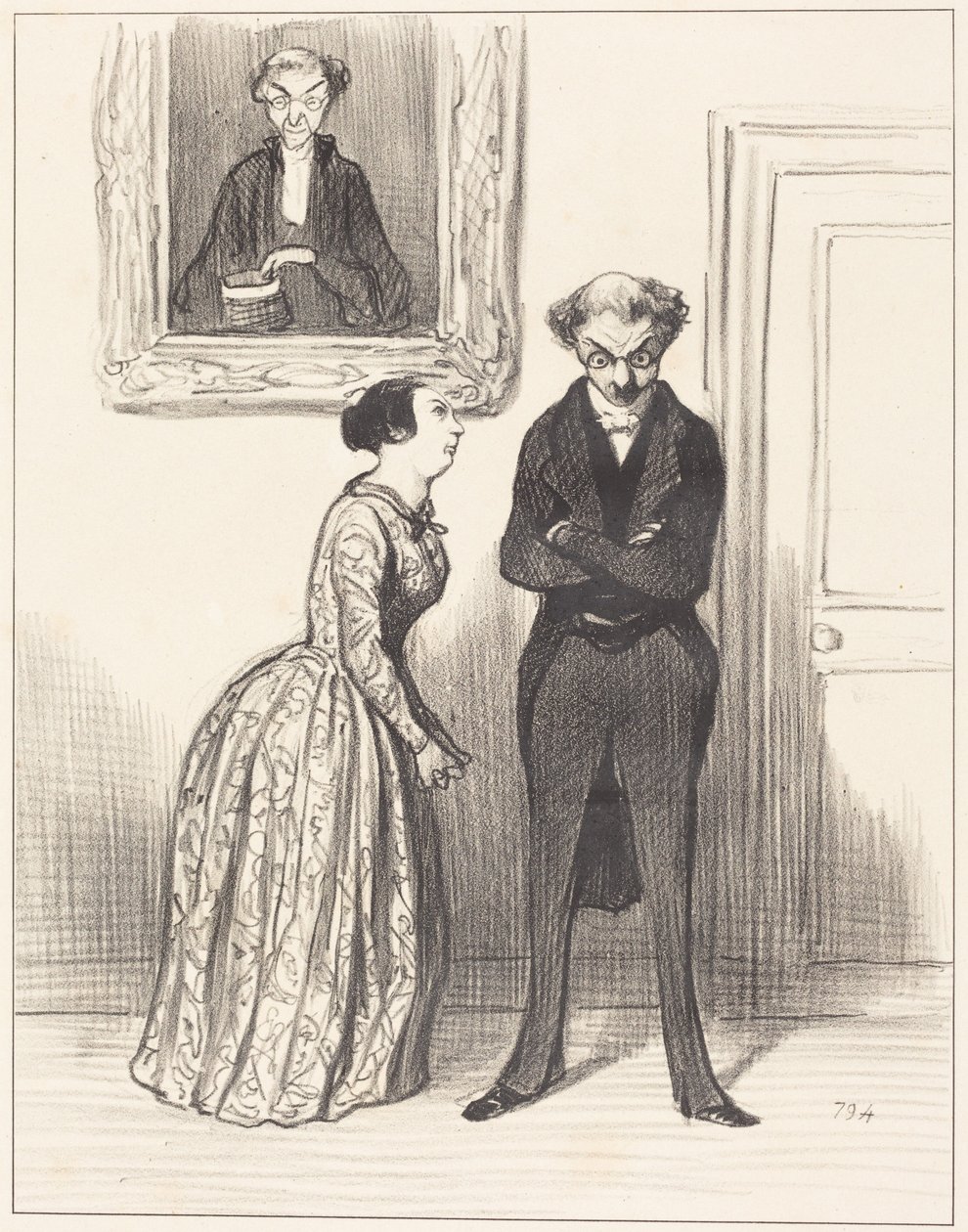 Og tænk, at jeg ikke kunne få tre tiltalte dømt!... af Honoré Daumier