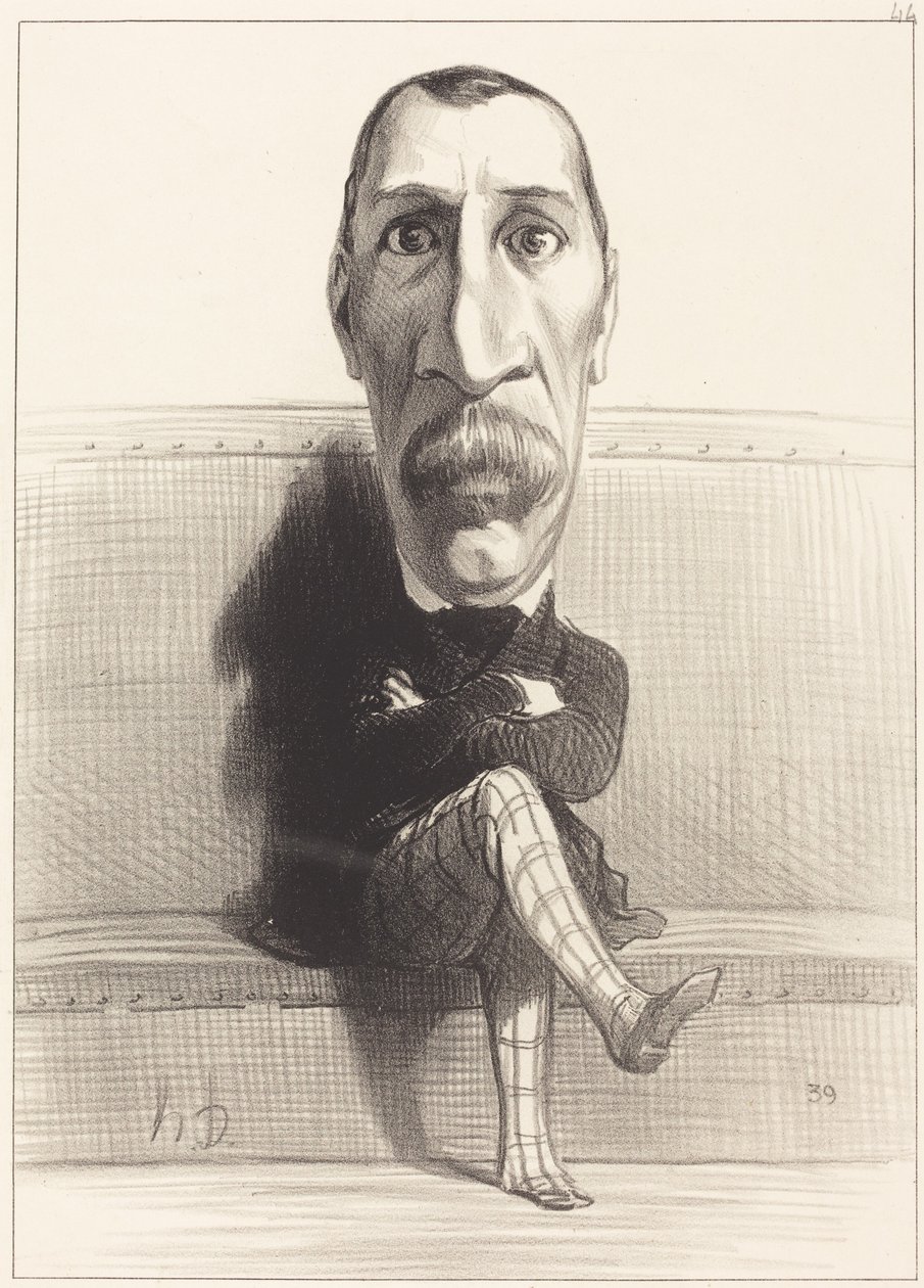 Eus. Isidore Buvignier af Honoré Daumier