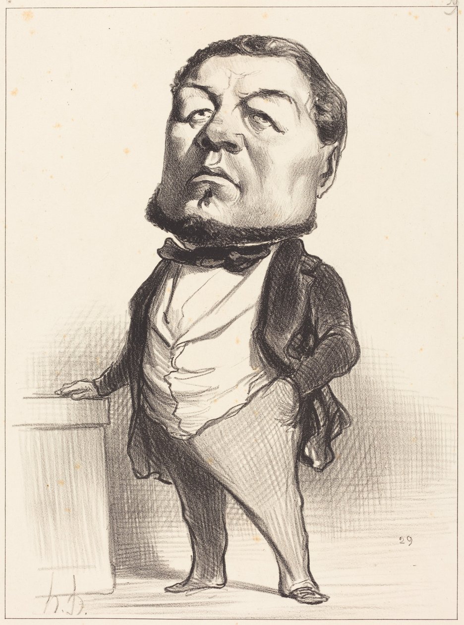 F.J. Ducoux af Honoré Daumier