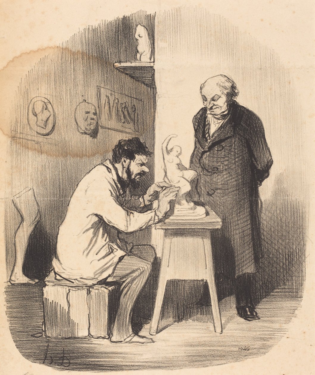 En dag bliver jeg nødt til at lade Dem lave... af Honoré Daumier