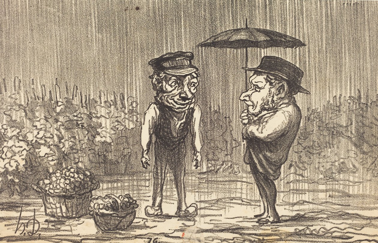 Man skal ikke klage over disse tider... af Honoré Daumier