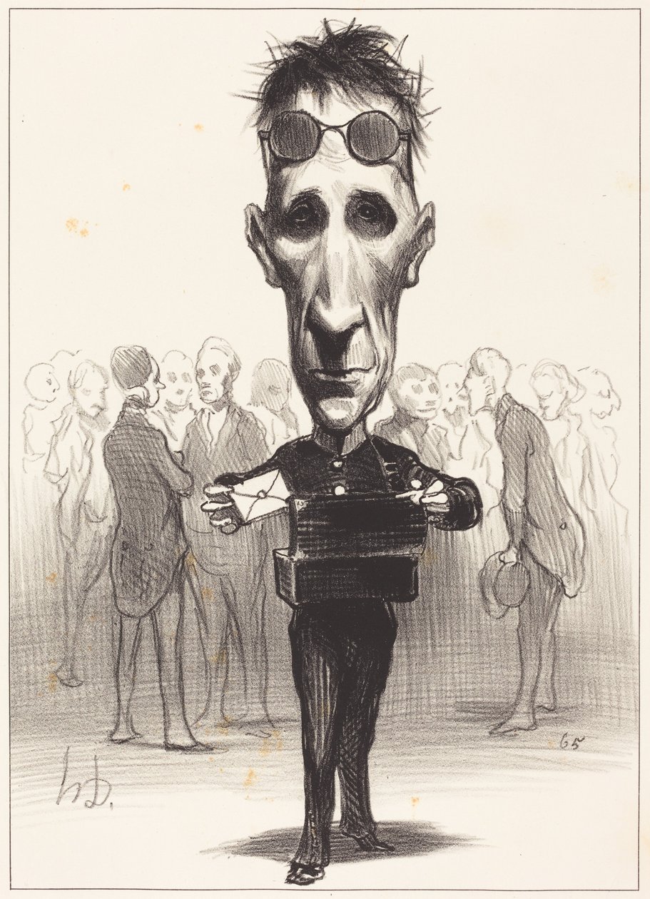 Félix Saint-Priest af Honoré Daumier
