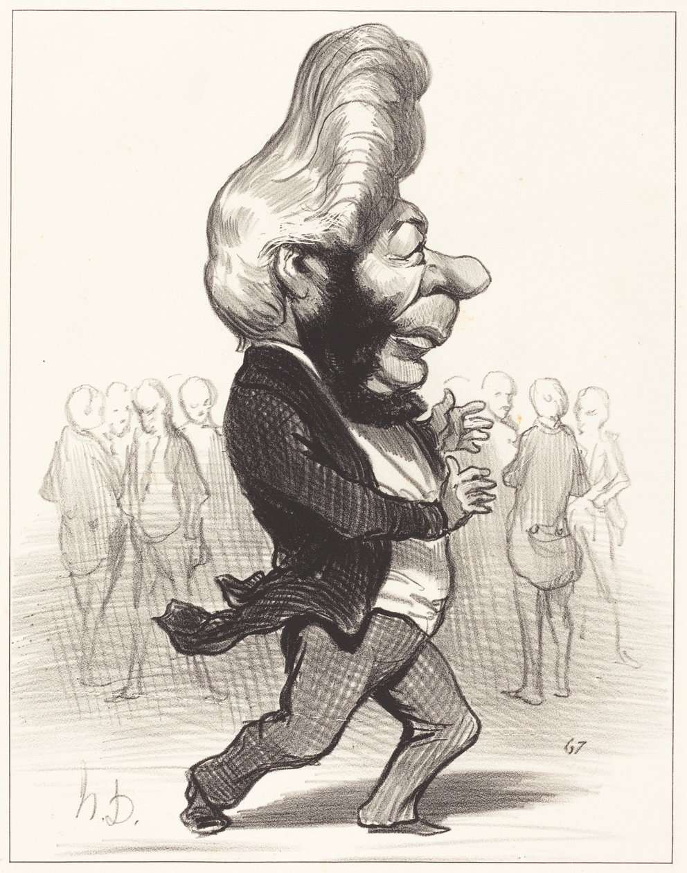 Ferdinand Favre af Honoré Daumier