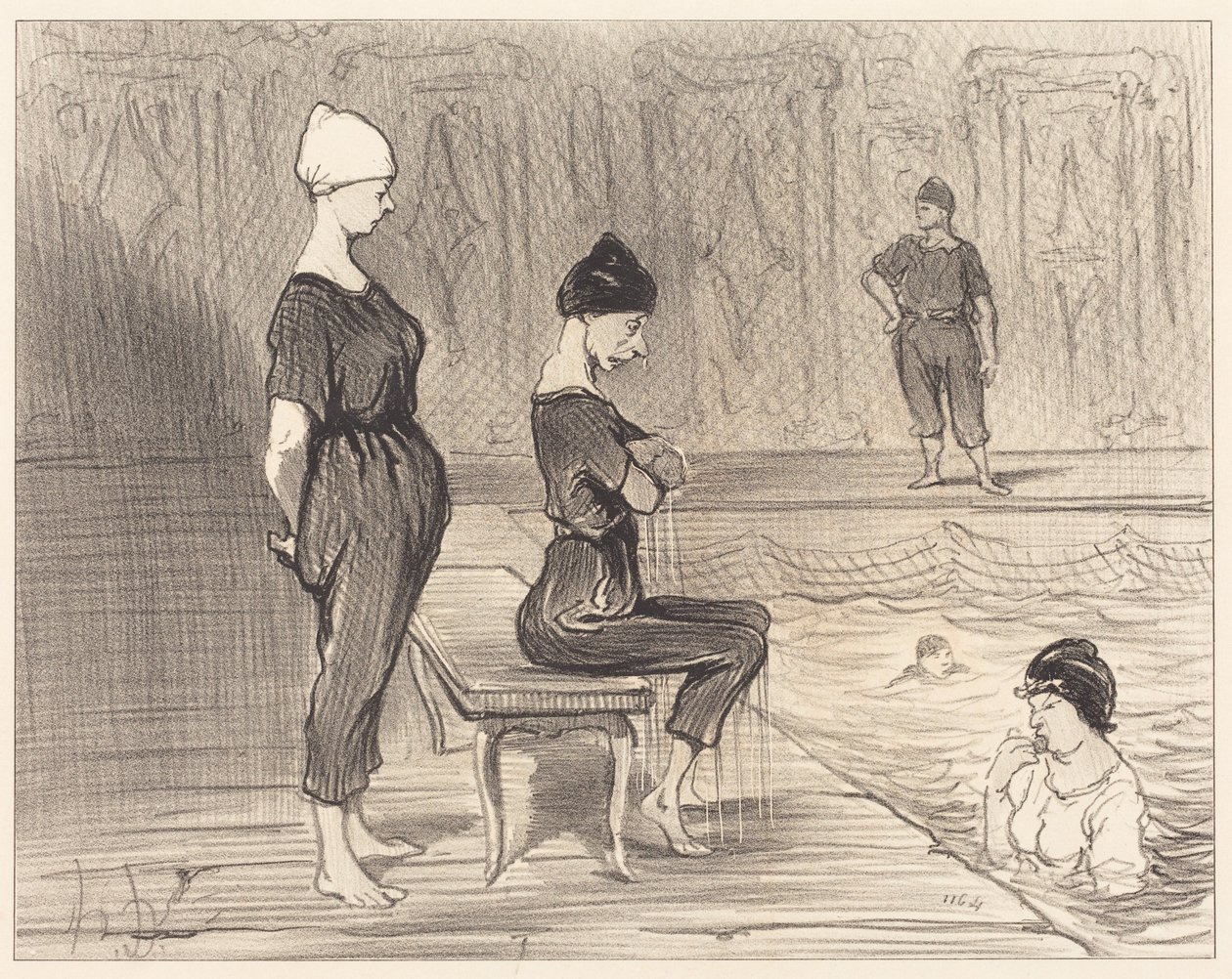Alle som en del af den smukkeste halvdel... af Honoré Daumier