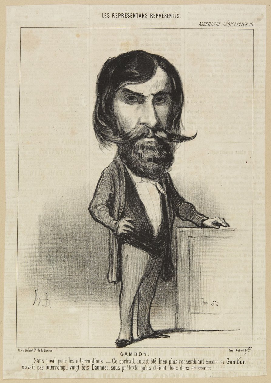 Gambon af Honoré Daumier
