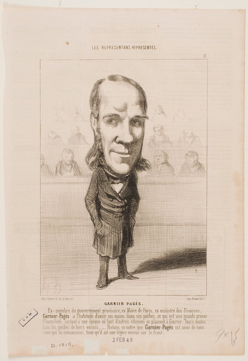 Garnier-Pagès af Honoré Daumier